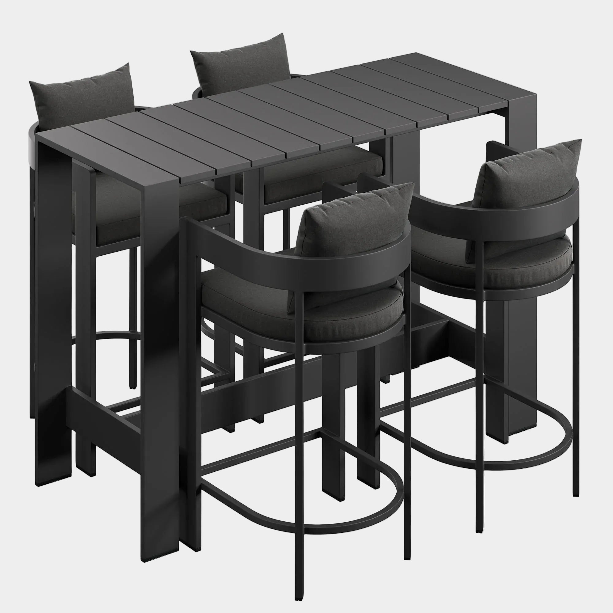 Tahoe 5-Piece Outdoor Bar Table Set
