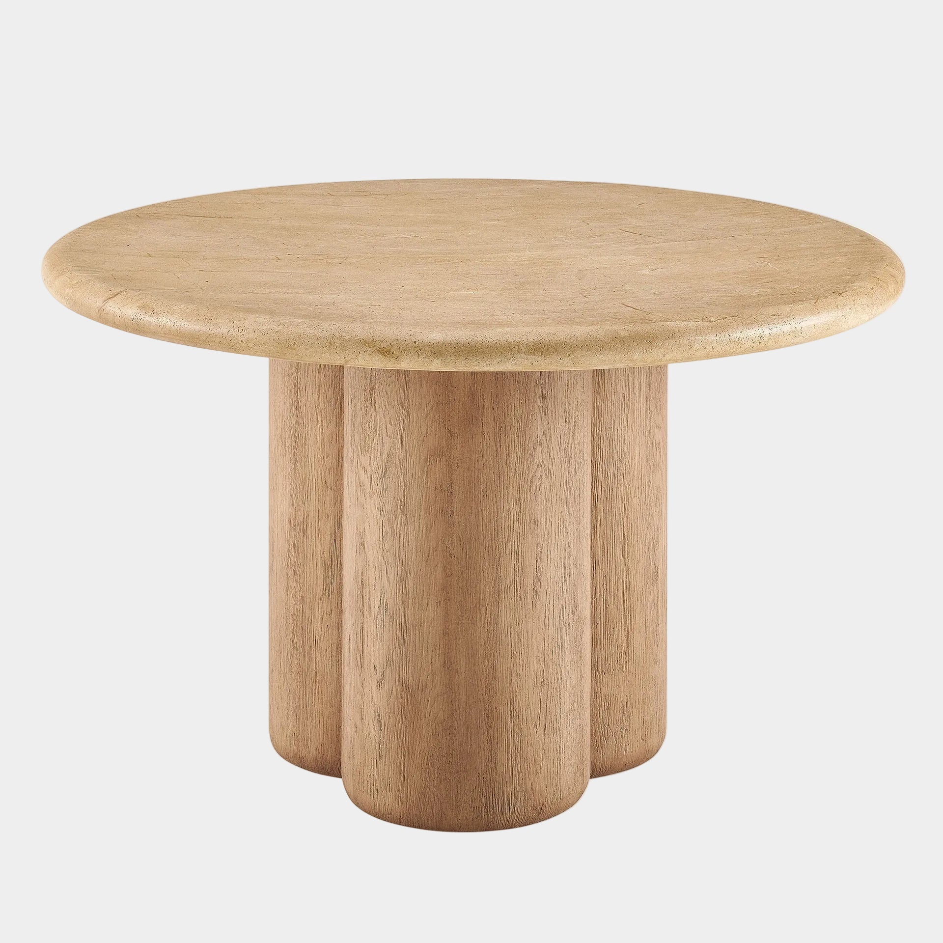 Tori 48 Inch Round Indoor and Outdoor Dining Table