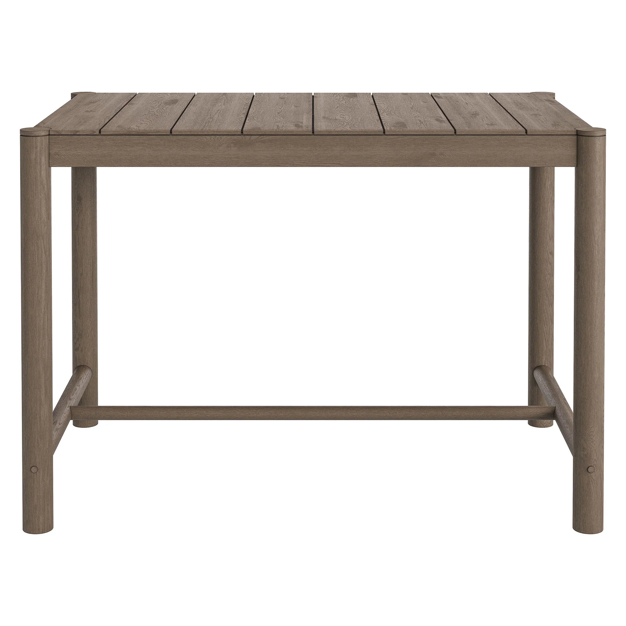 Eleni Rectangle 56-Inch Outdoor Teak Wood Rectangular Bar Table