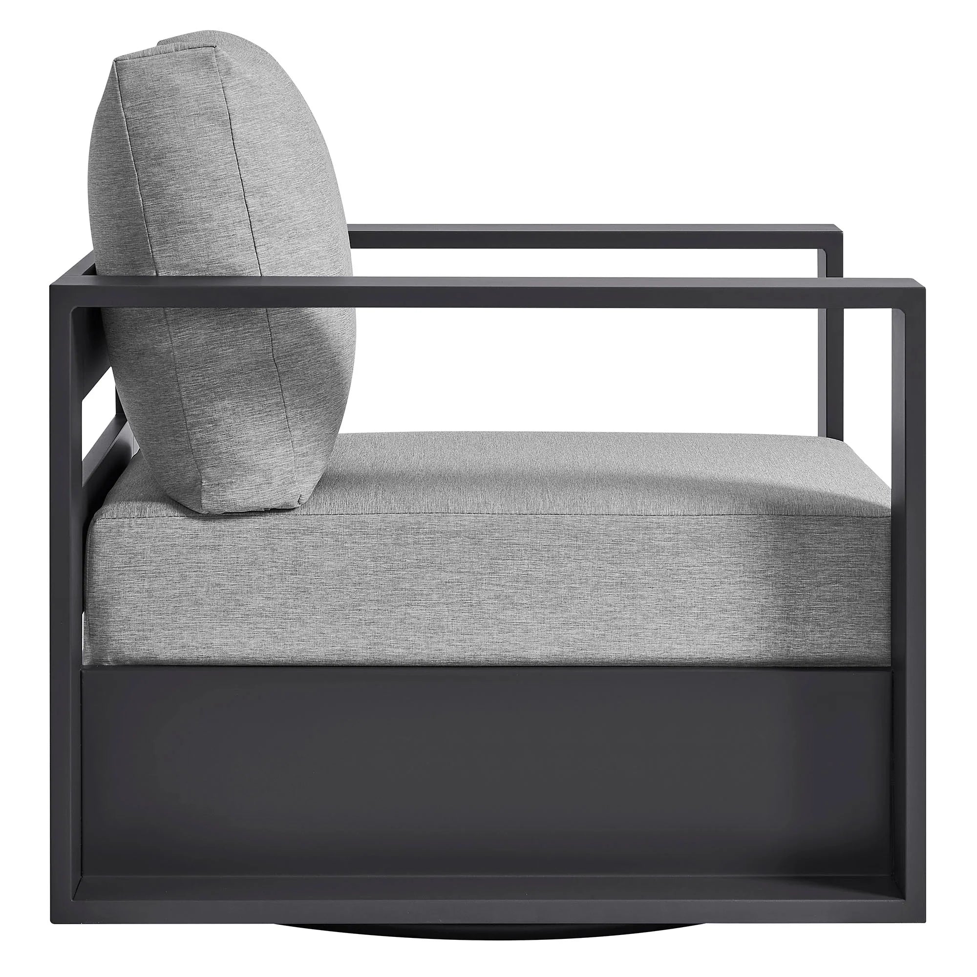 Tahoe Outdoor Powder-Coated Aluminum Swivel Armchair