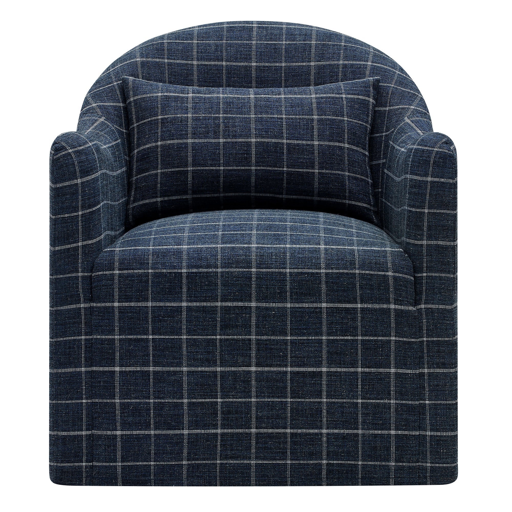 Bardot Slipcovered Linen Blend Accent Chair