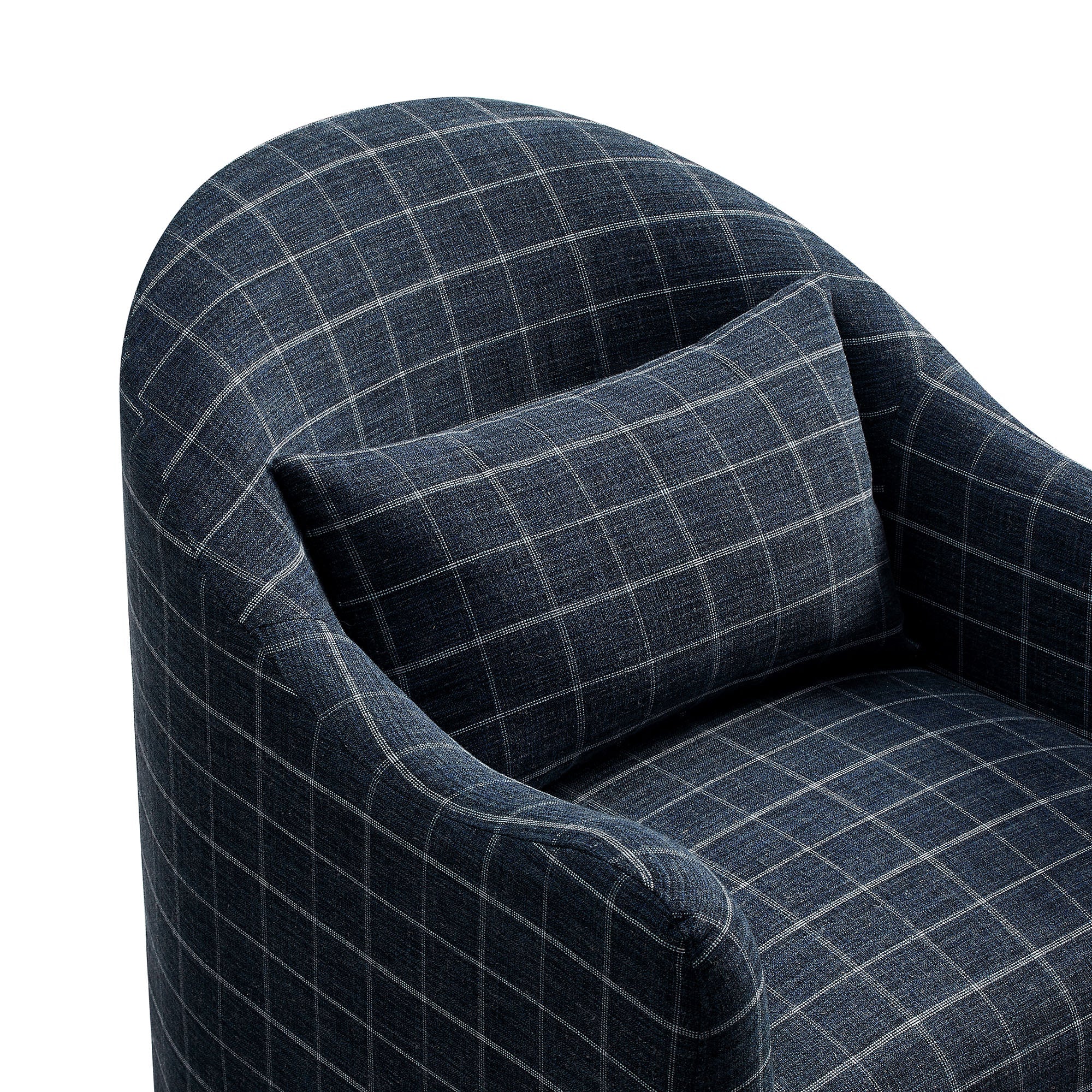 Bardot Slipcovered Linen Blend Accent Chair