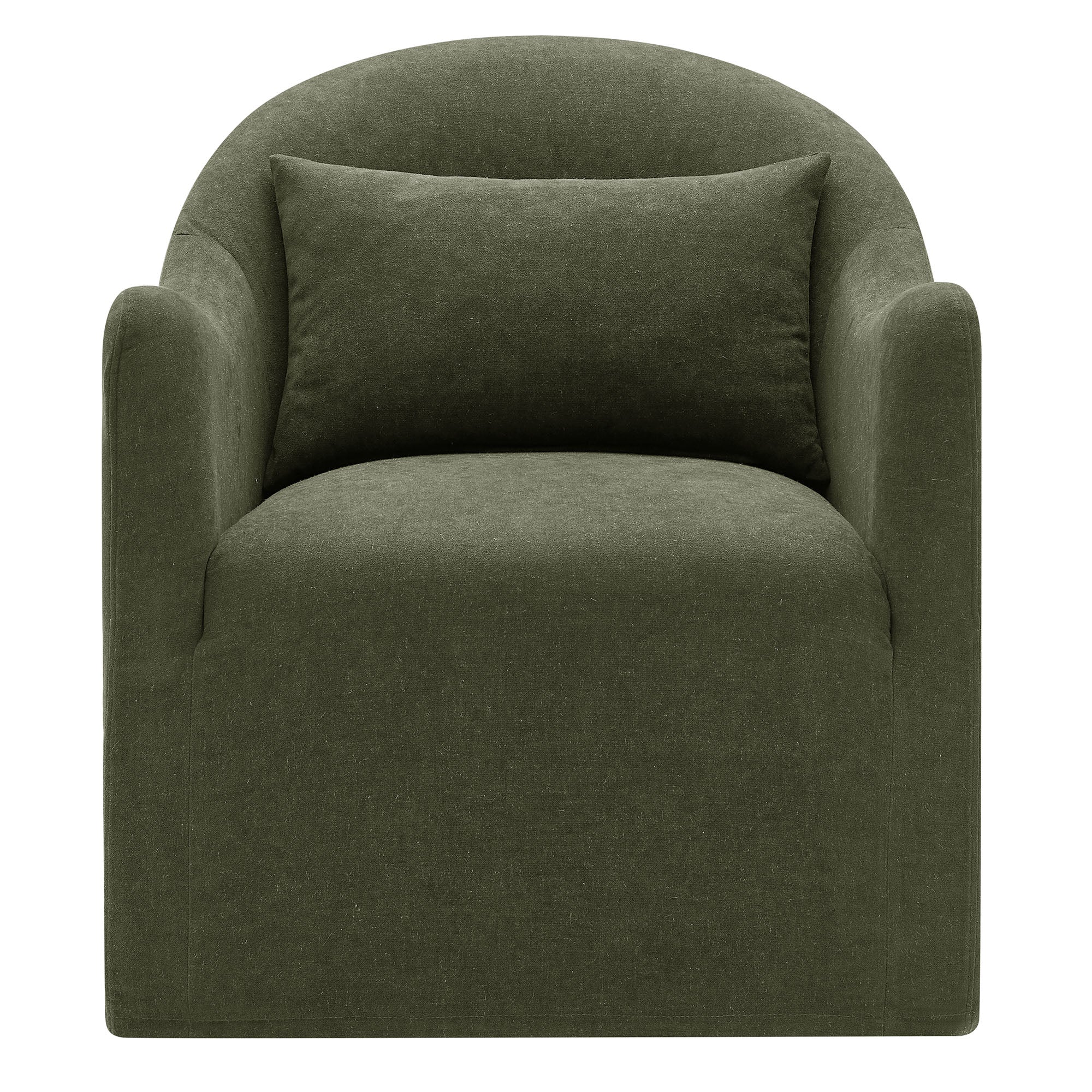 Bardot Slipcovered Linen Blend Accent Chair