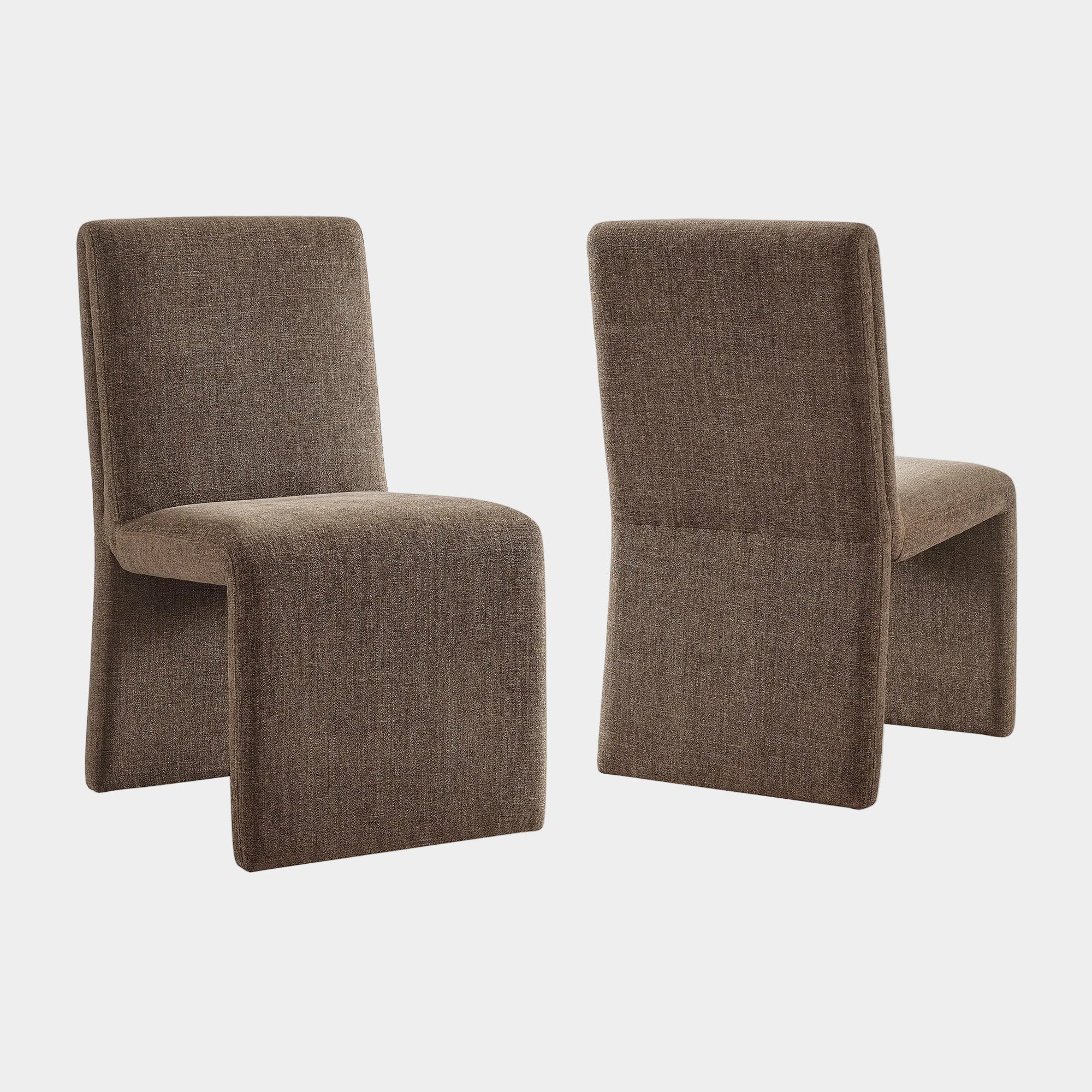 Emory Upholstered Fabric Dining Side Chair Set of 2