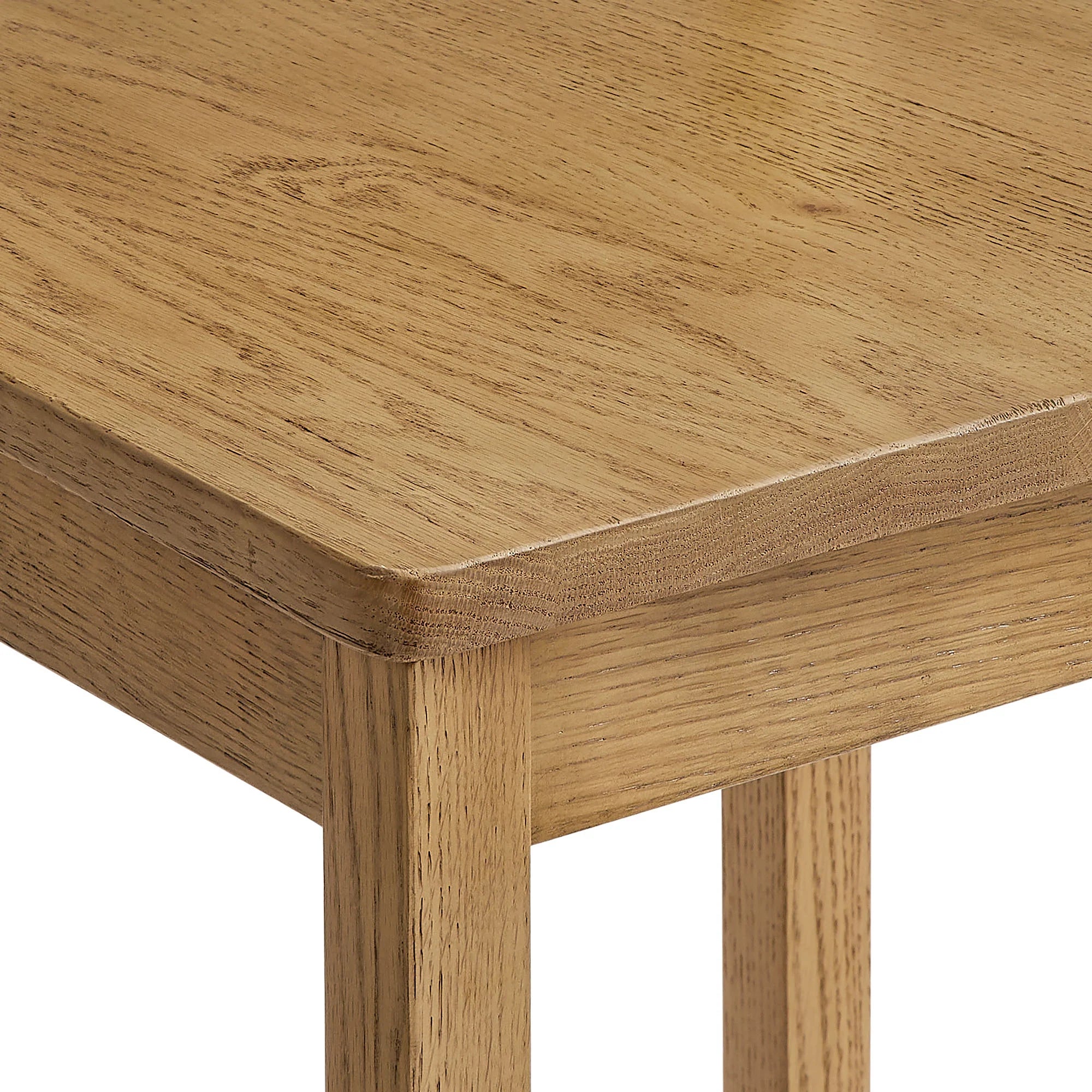 Jax Oak Wood Dining Chair With Wavy Razor Back Set of 2