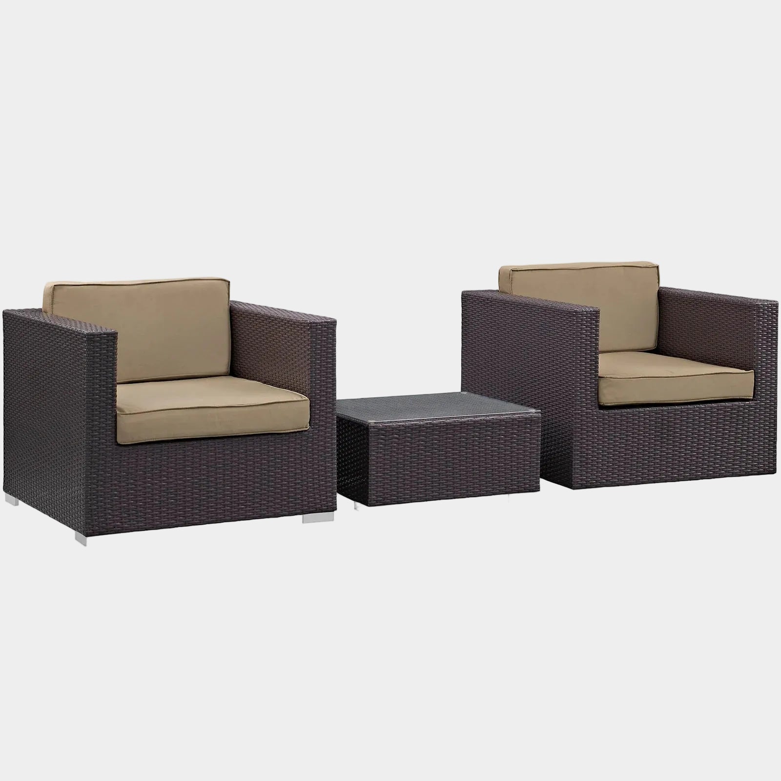 Burrow 3 Piece Outdoor Patio Sofa Set