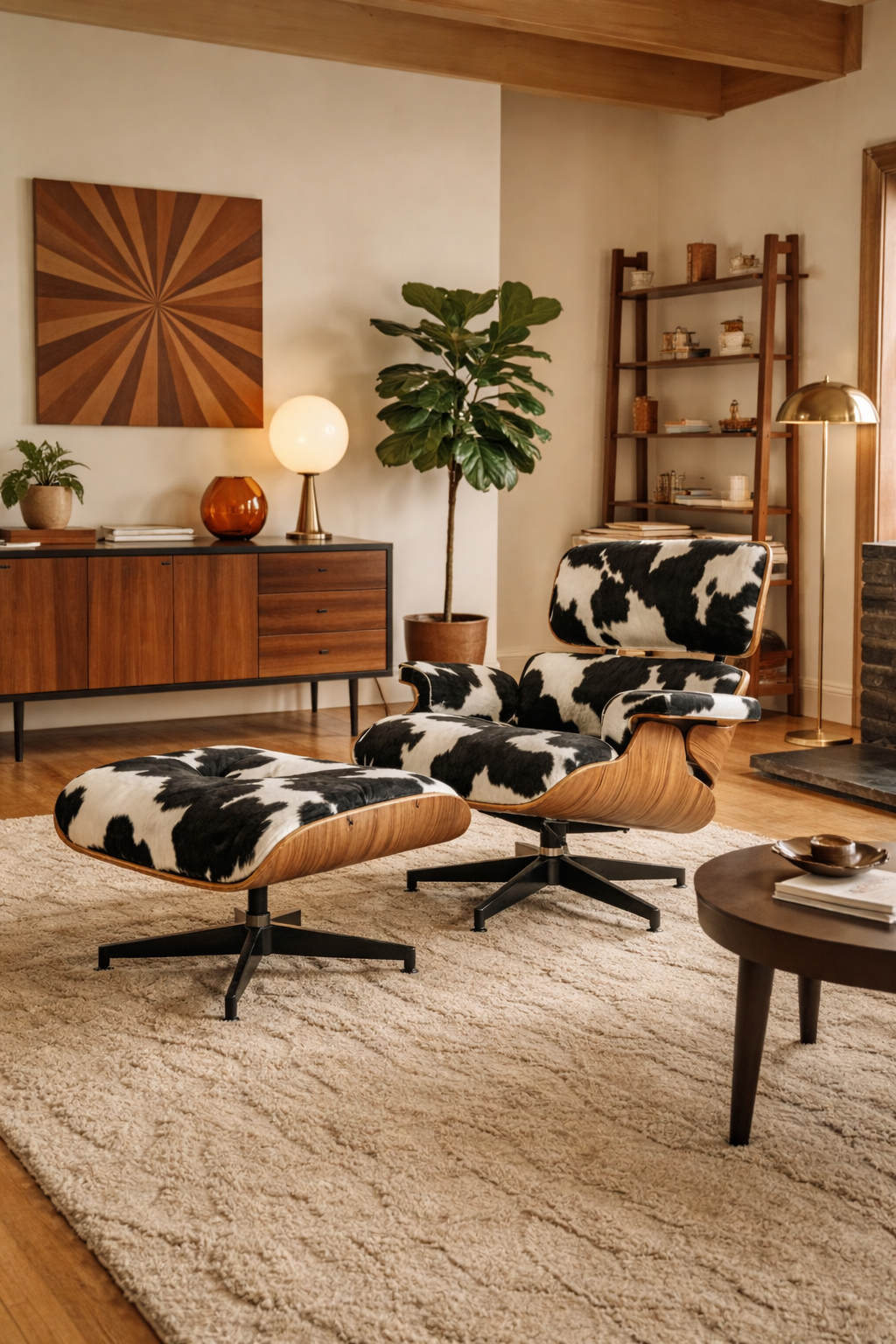 Fauteuil Lounge et Ottoman Eames - Grand
