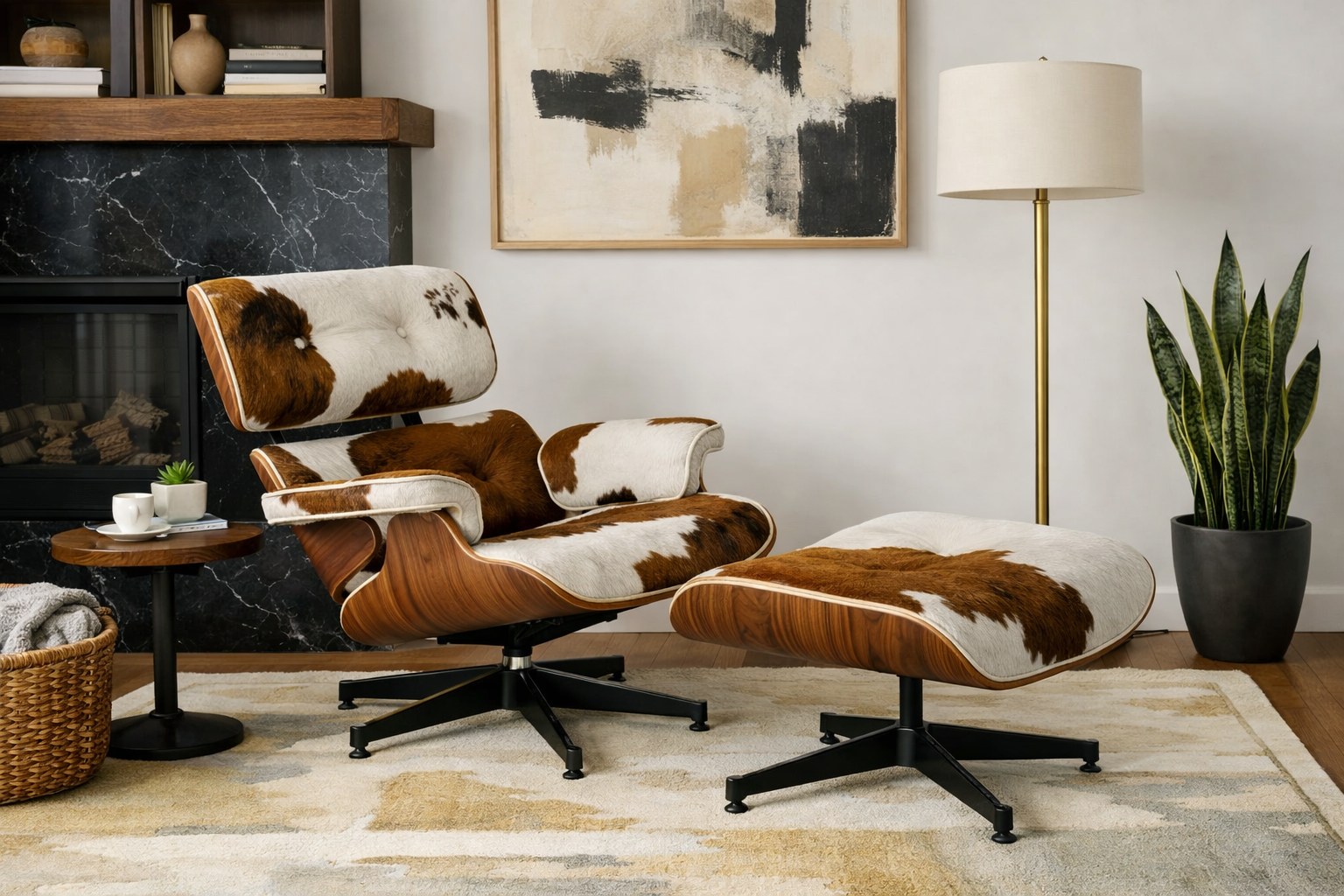 Fauteuil Lounge et Ottoman Eames - Grand