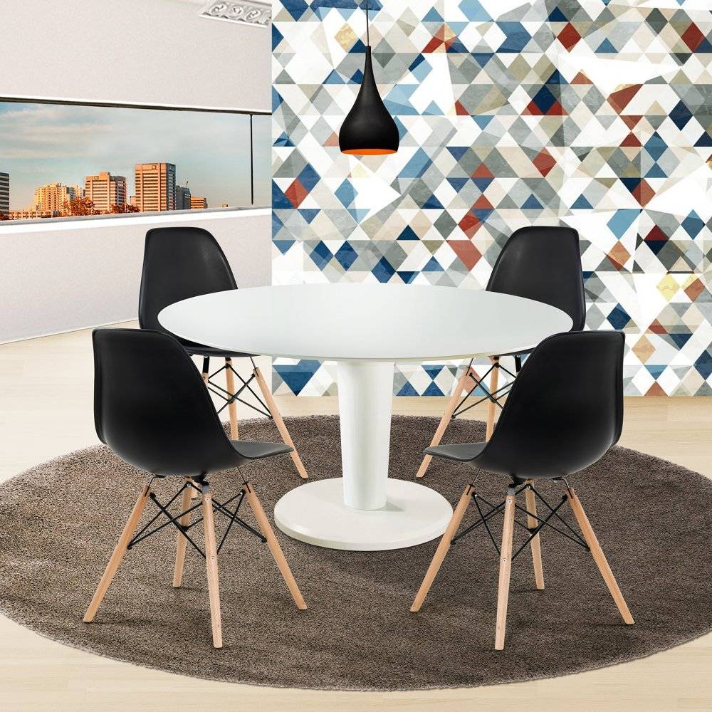 Eames Eiffel Dining Chair (Natural Base)