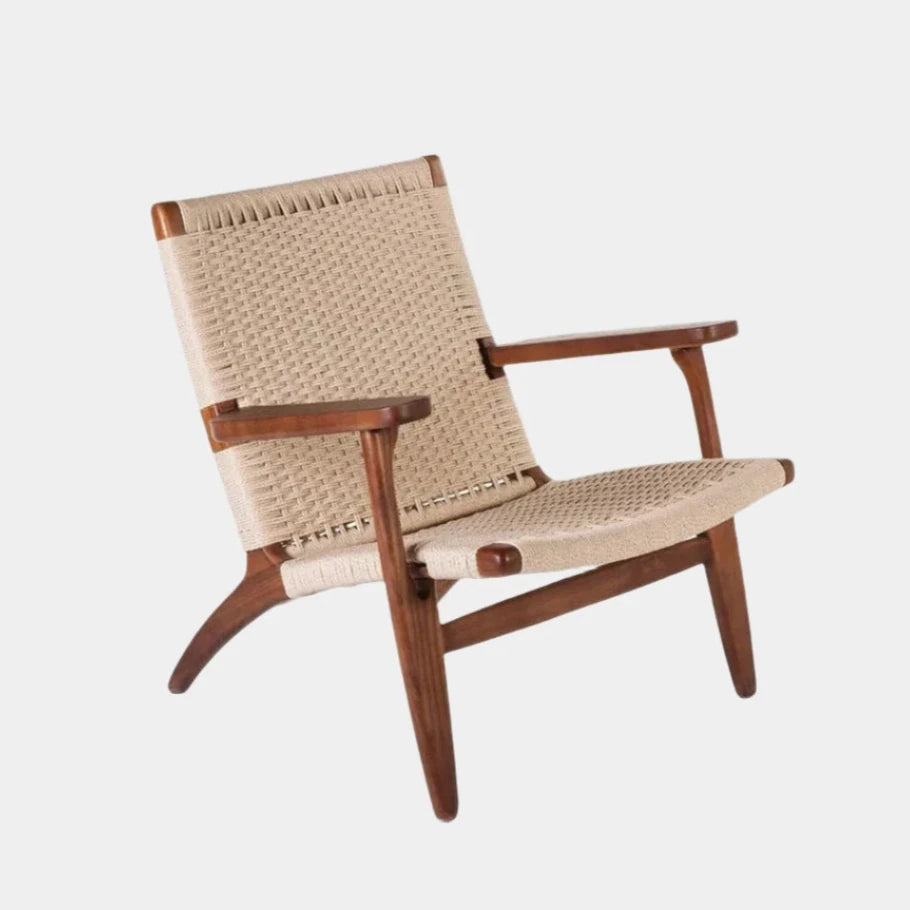 Easy Lounge Chair | Ash Wood & Rattan Weave | HCD Furniture