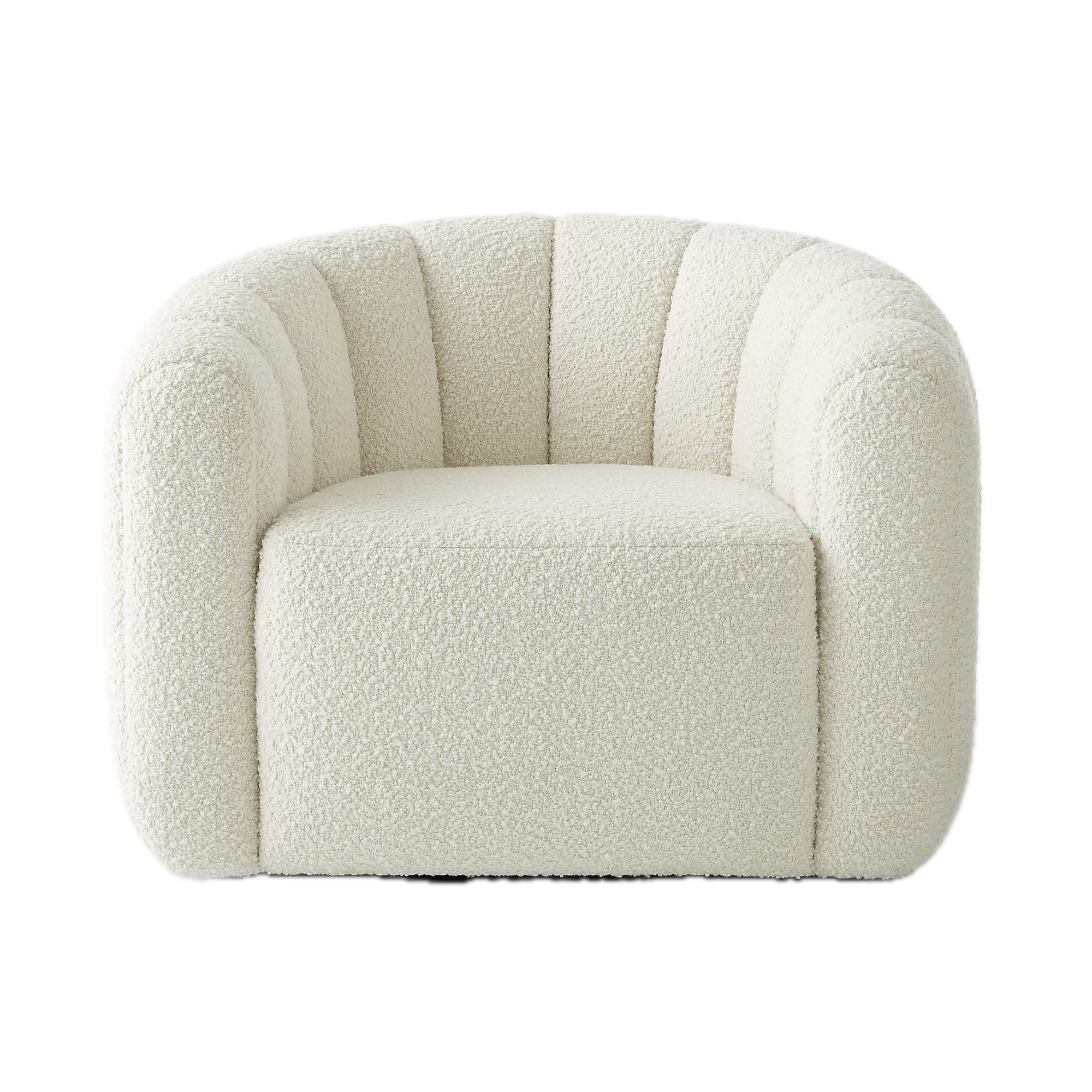 Chaise pivotante en boucle canalisée Fitz