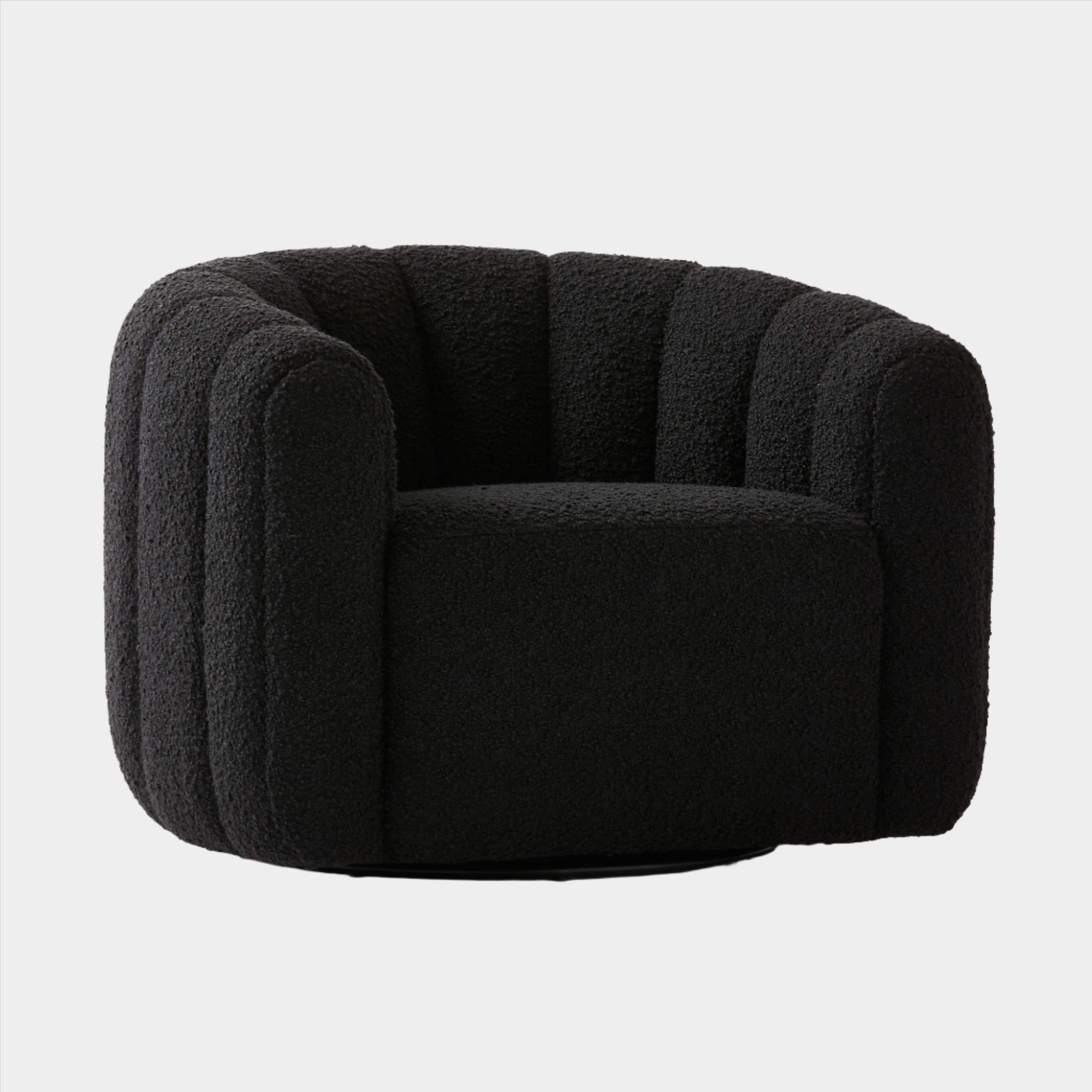 Chaise pivotante en boucle canalisée Fitz