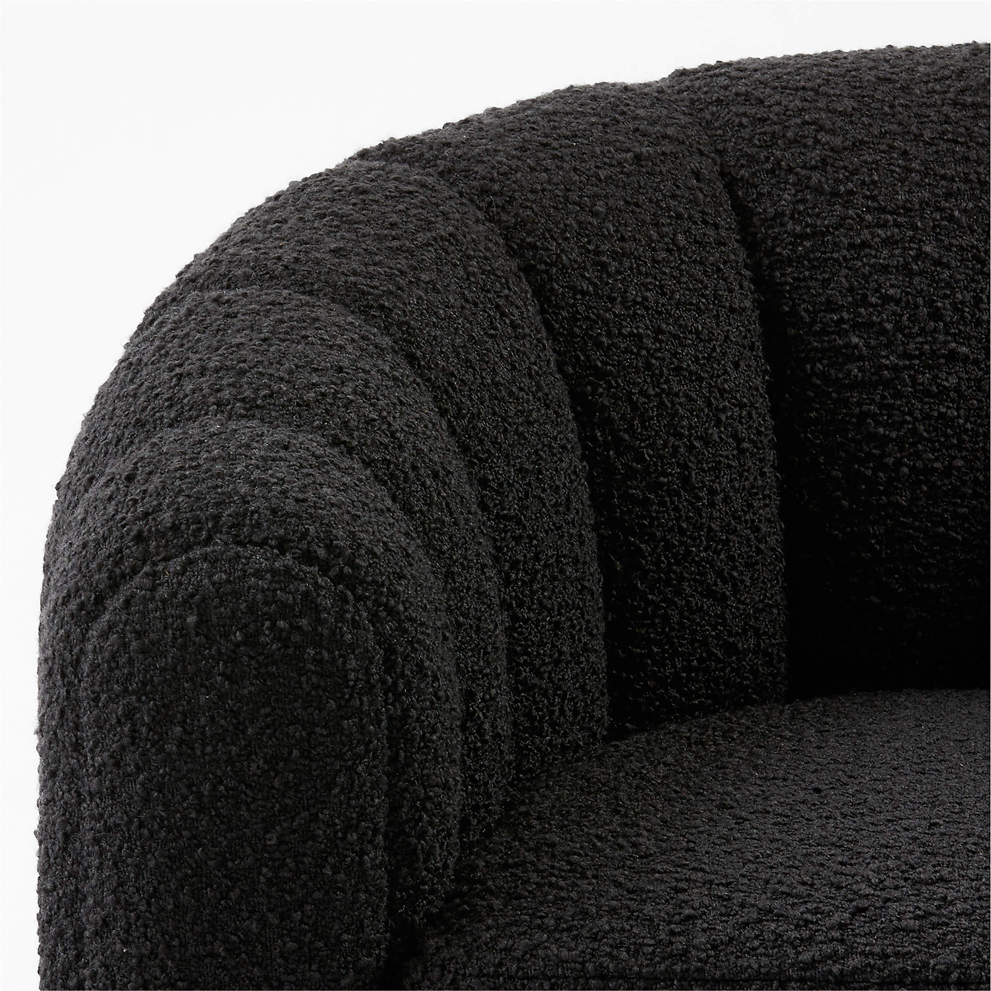 Chaise pivotante en boucle canalisée Fitz
