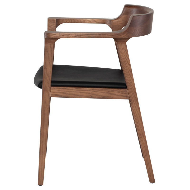 Caitlan Dining Chair (Walnut Stained Ash Frame)