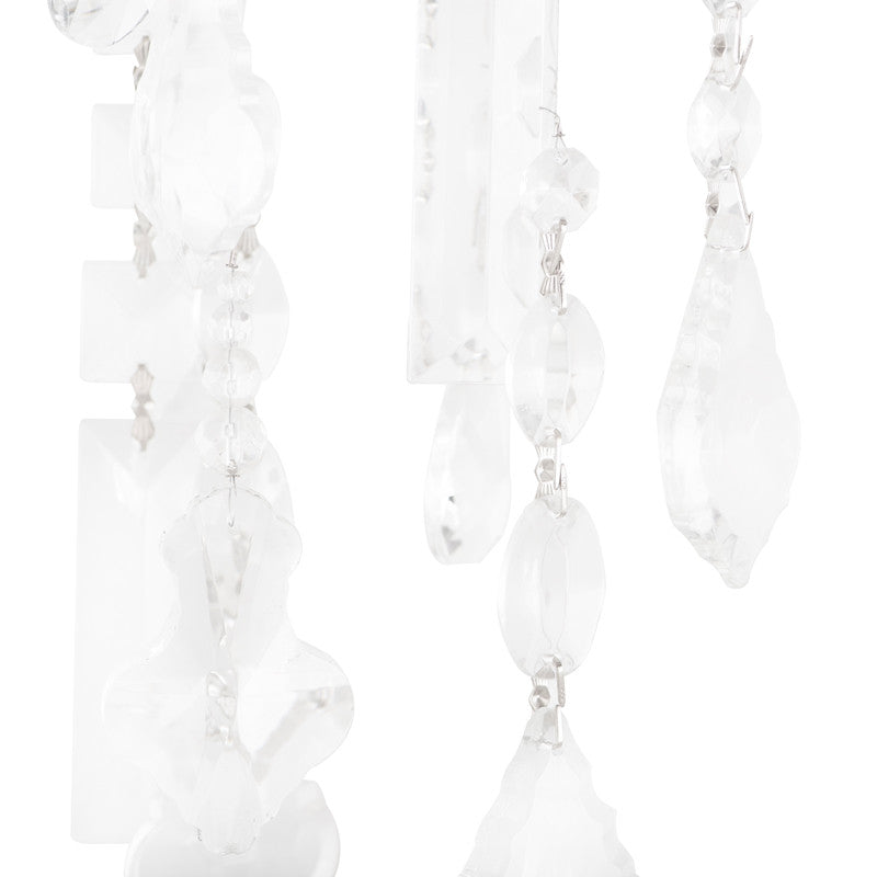 Pendentif linéaire en cristal