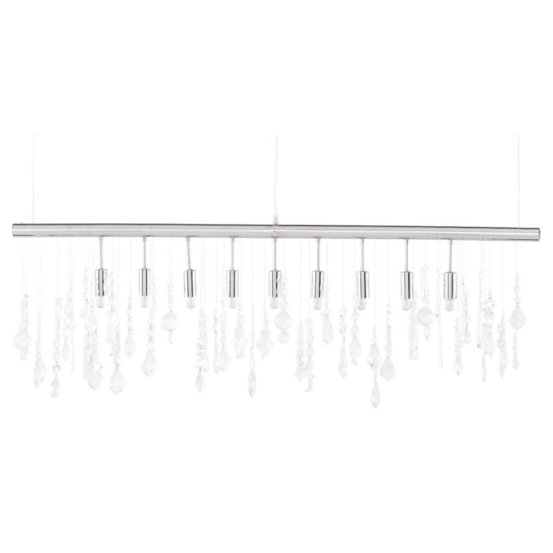 Pendentif linéaire en cristal