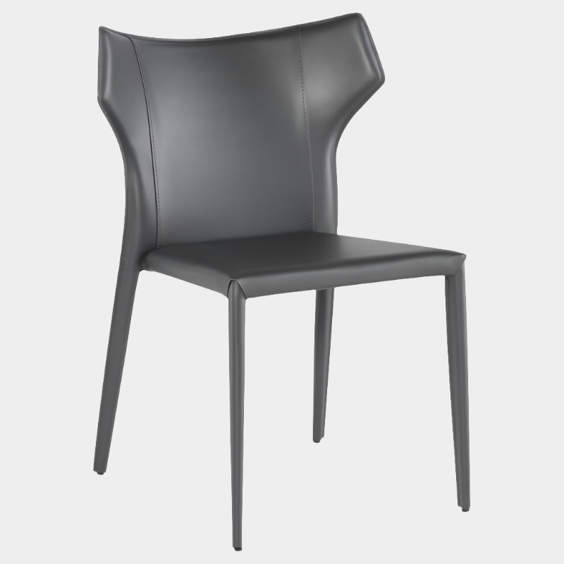 Wayne Dining Chair (Leather Legs)