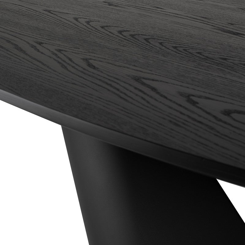 Oblo Dining Table (Onyx Veneer Top)