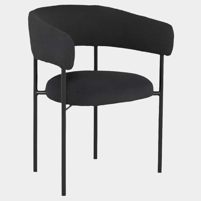Chaise de salle à manger Cassia Boucle
