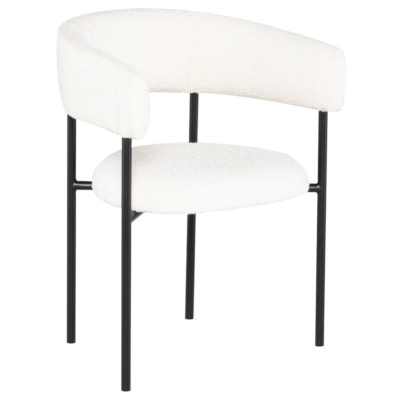 Chaise de salle à manger Cassia Boucle