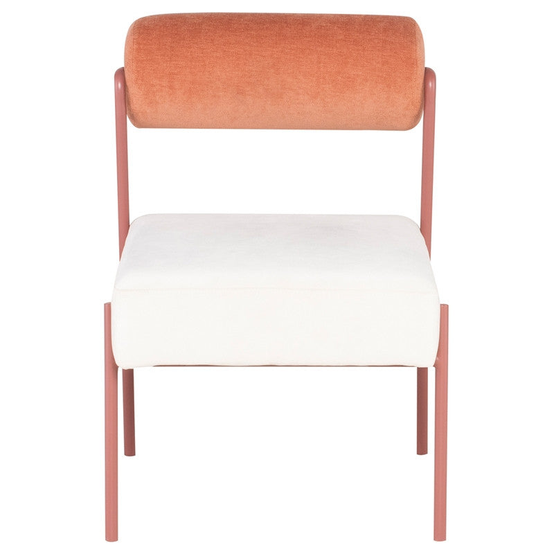 Marni Boucle Dining Chair (Rust Frame)