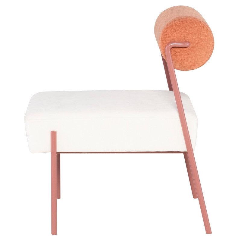 Marni Boucle Dining Chair (Rust Frame)