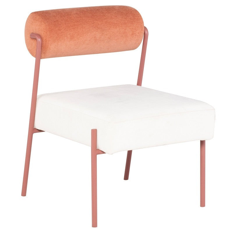 Marni Boucle Dining Chair (Rust Frame)
