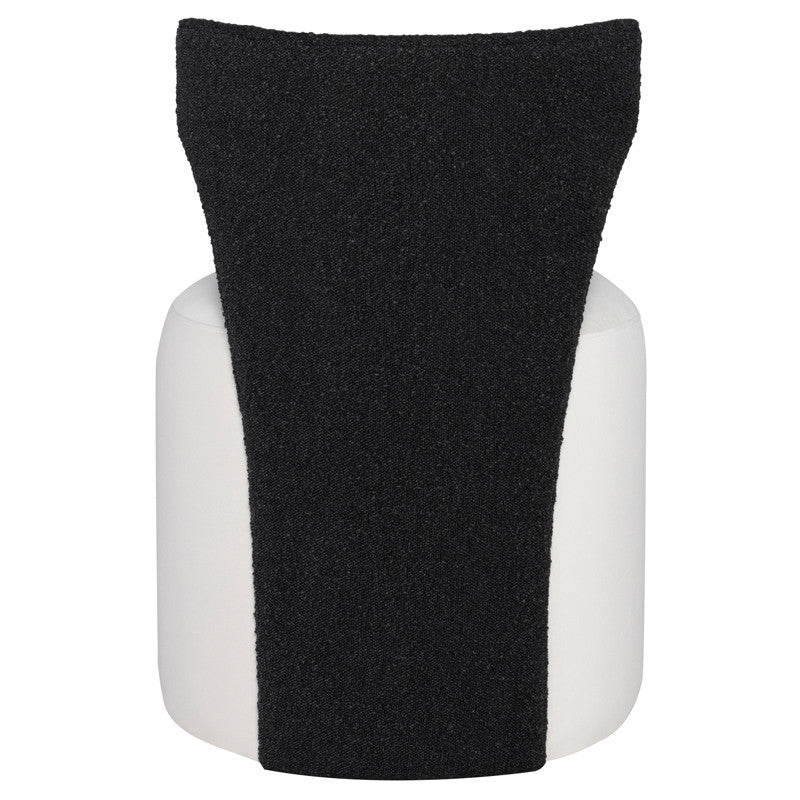 Mina Boucle Dining Chair (Licorice)