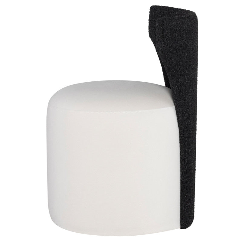Mina Boucle Dining Chair (Licorice)