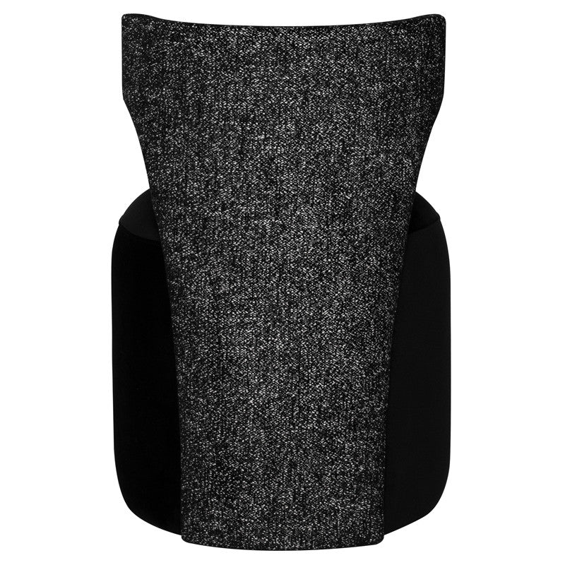 Mina Boucle Dining Chair (Salt And Pepper)