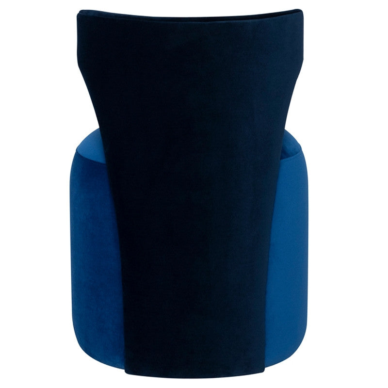 Mina Boucle Dining Chair (Dusk)