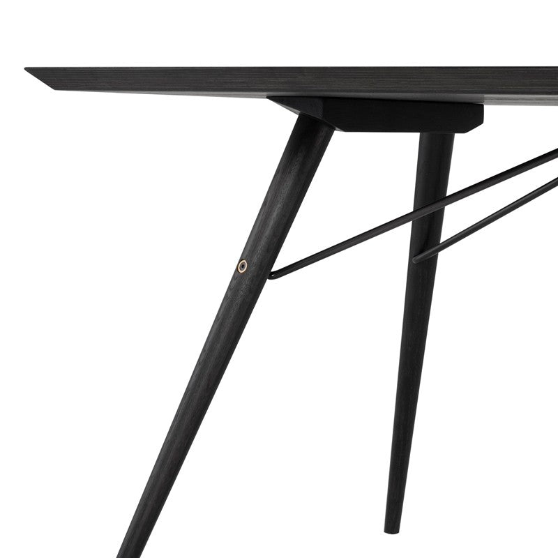 Piper Dining Table (Ebonized Oak)
