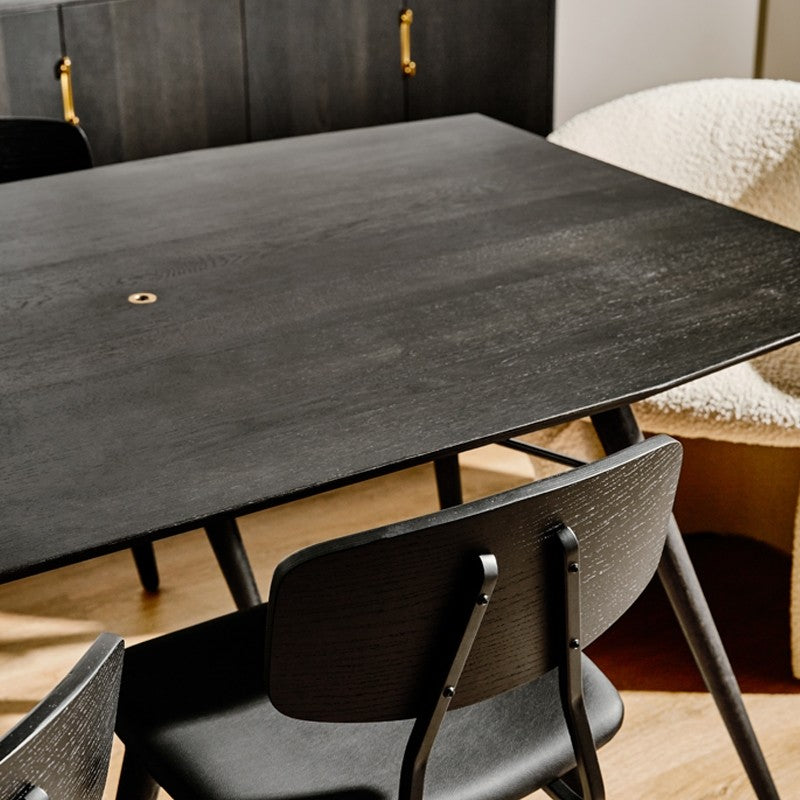 Piper Dining Table (Ebonized Oak)
