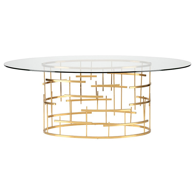 Oval Tiffany Dining Table