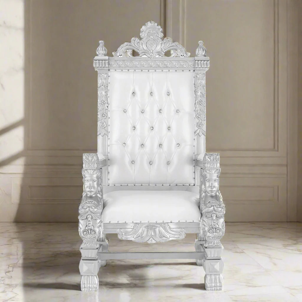 King Samuel Angelic Face Throne Chair