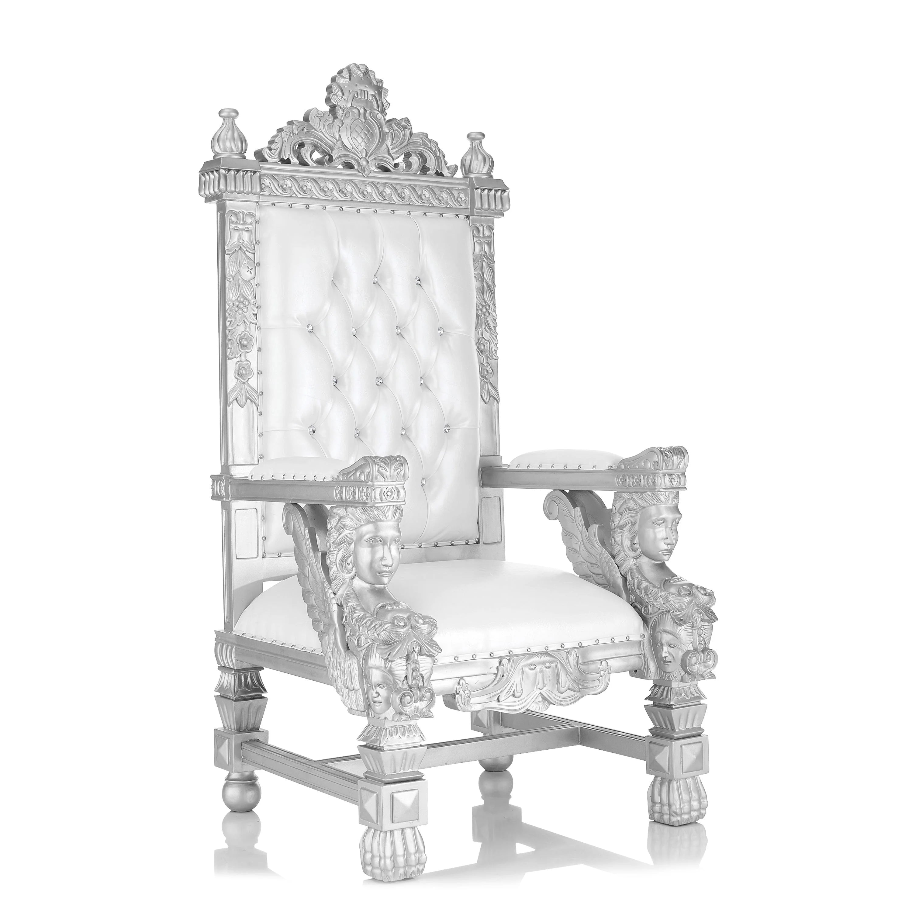 King Samuel Angelic Face Throne Chair