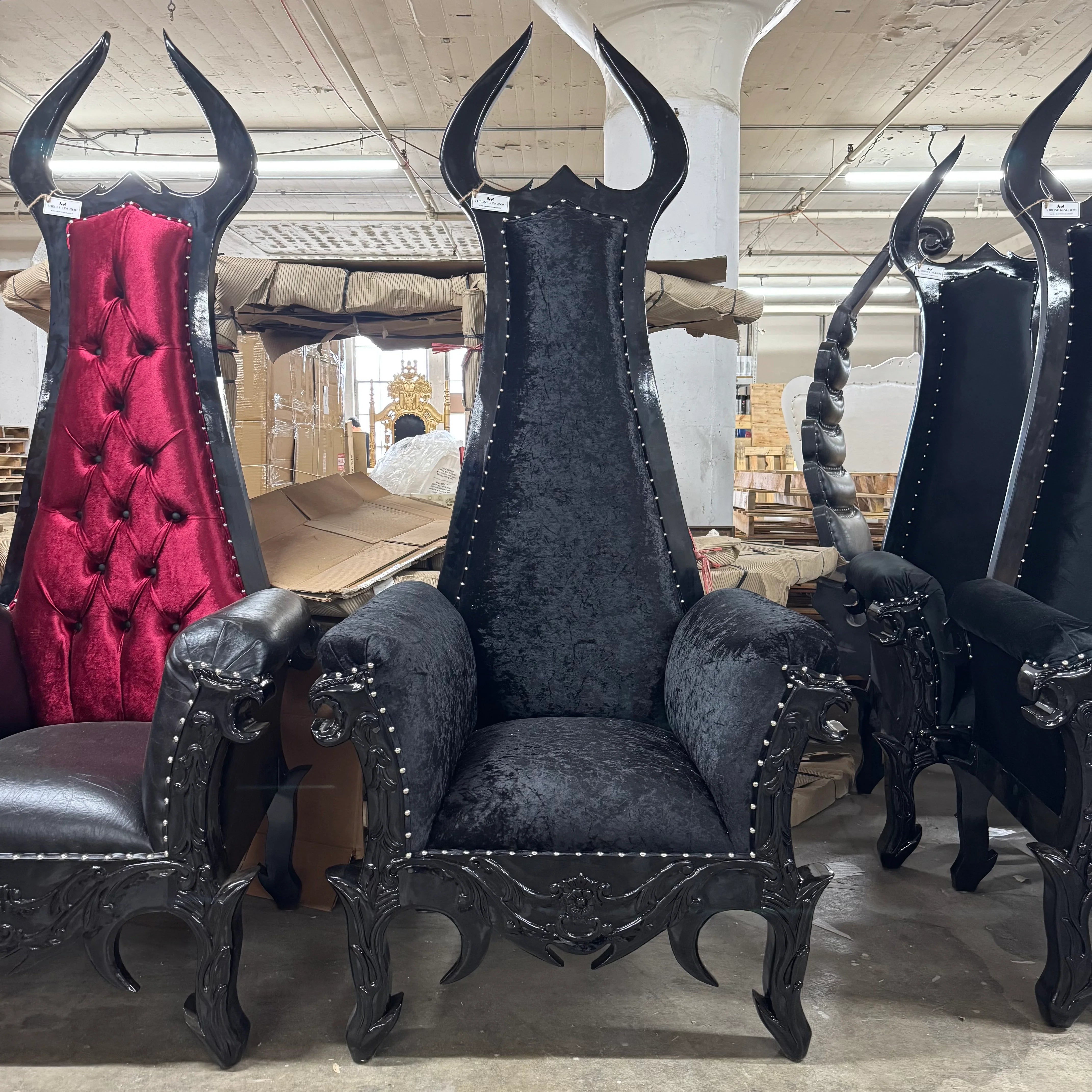 Devil Horn Gothic Throne