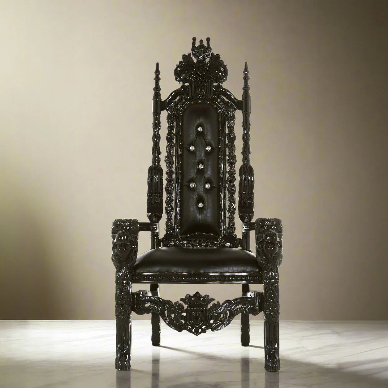 King David Lion Throne Chair - Vinyl