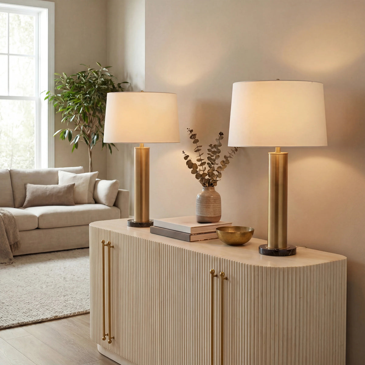 Cartidge Table Lamp Set of 2