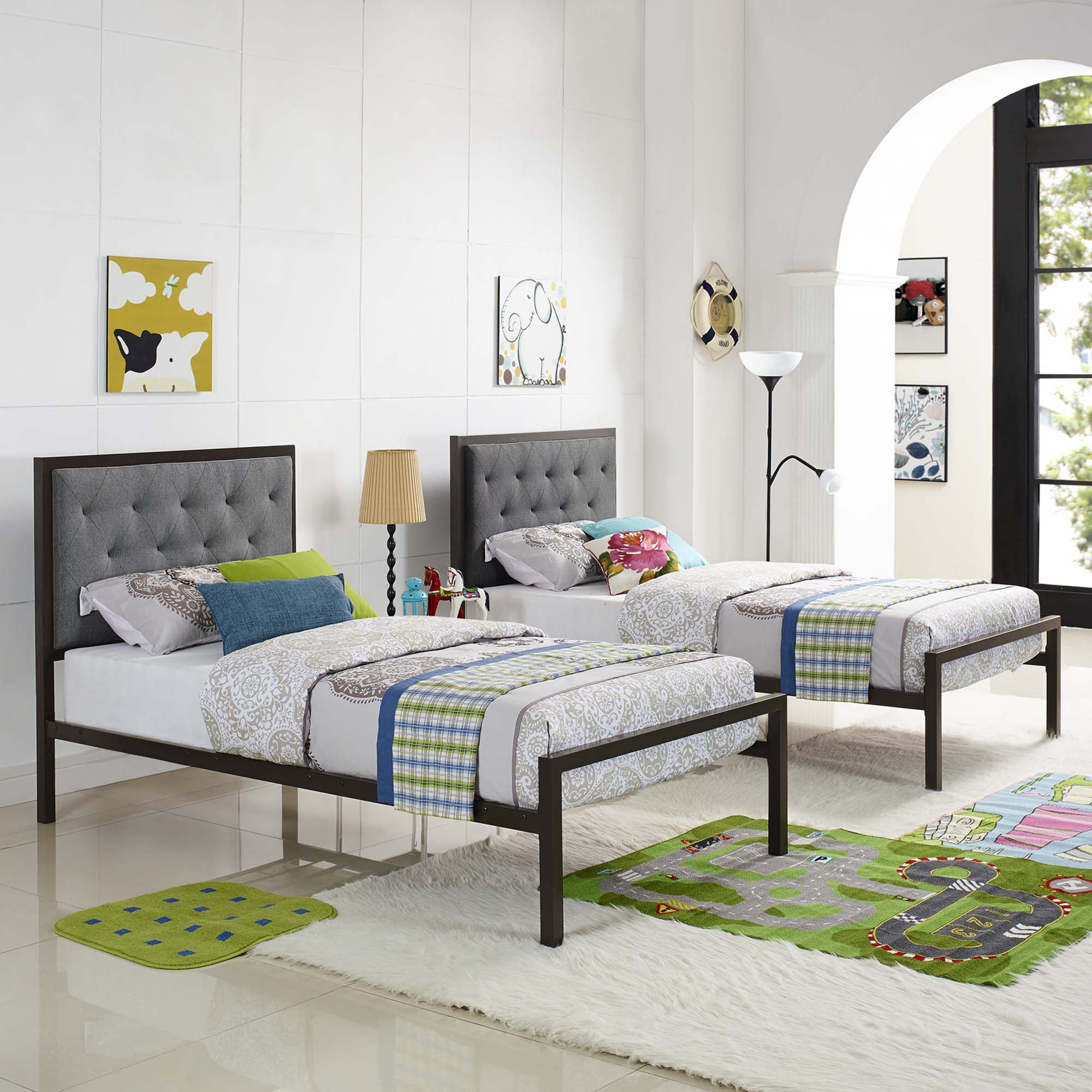 Mia Fabric Bed