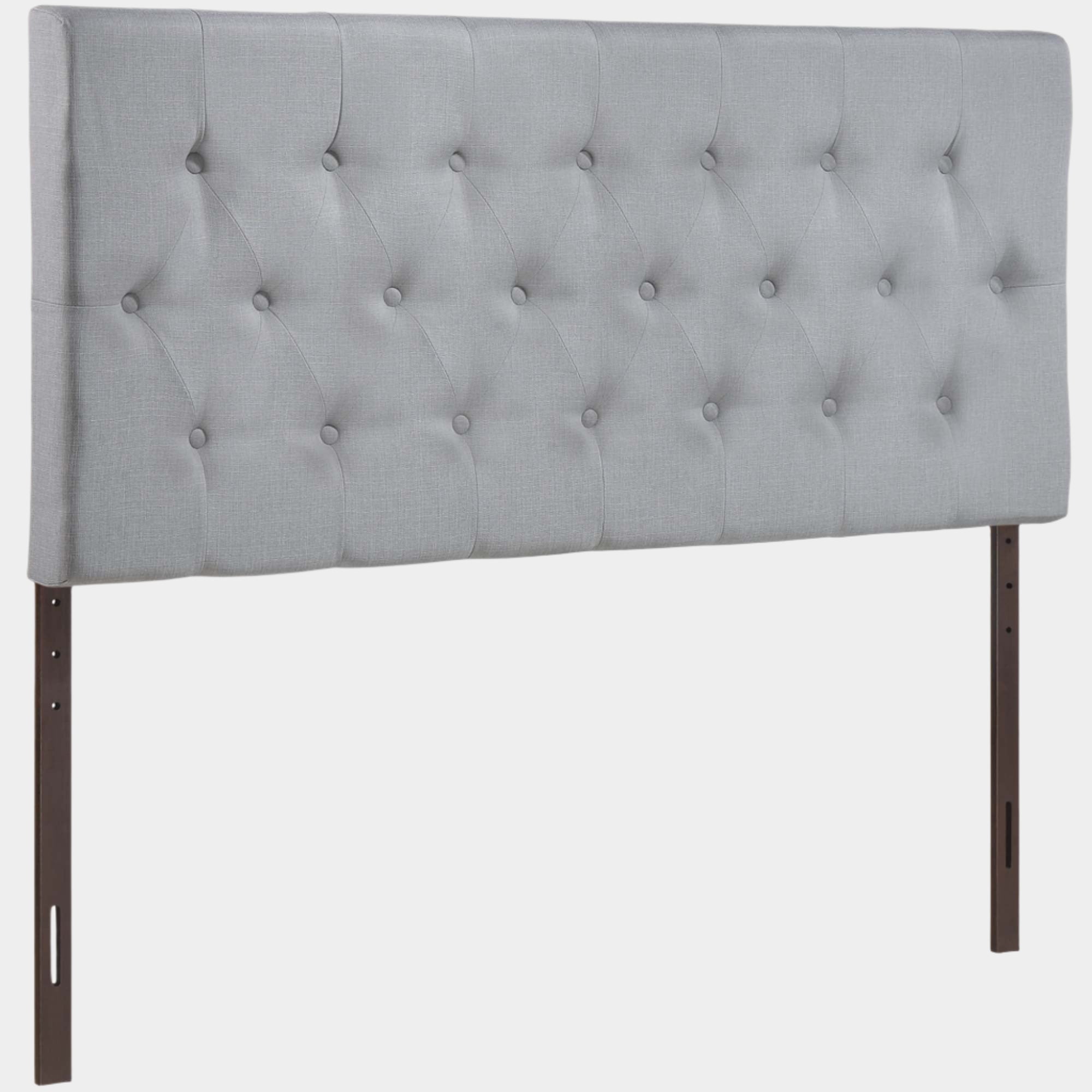 Clique Upholstered Fabric Headboard in Sky Gray