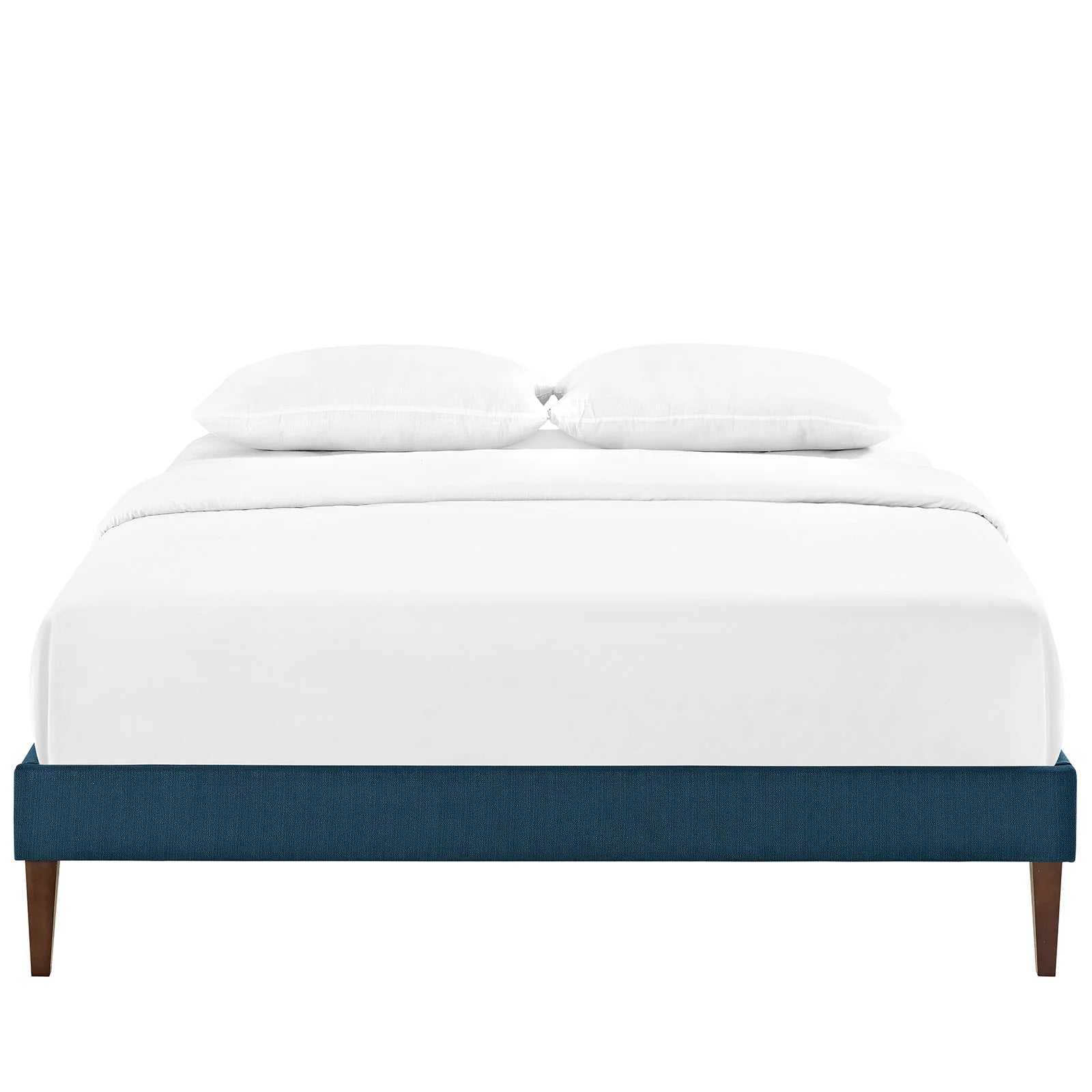 Sharon Fabric Bed Frame with Squared Tapered Legs