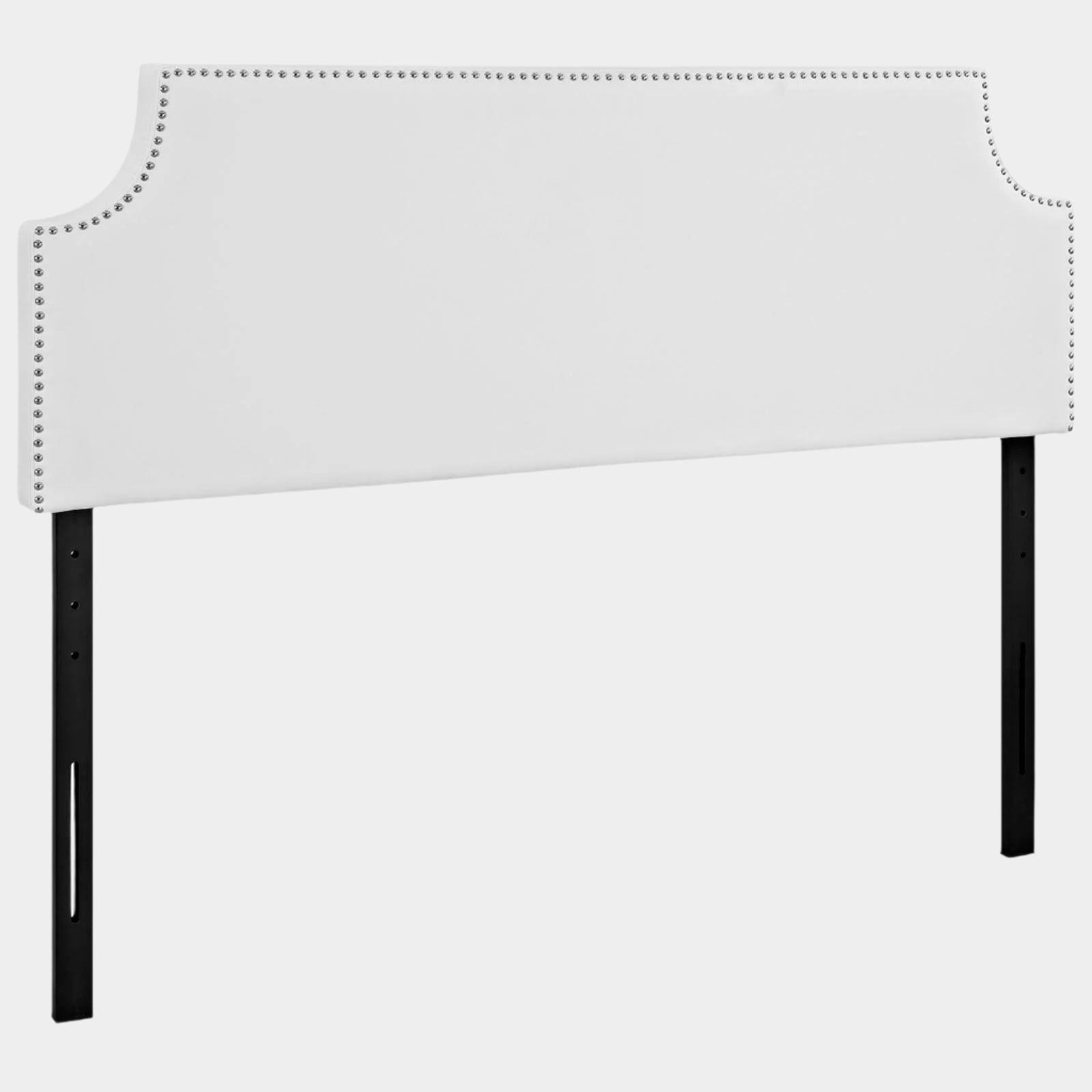 Laura Upholstered Vinyl Headboard in White