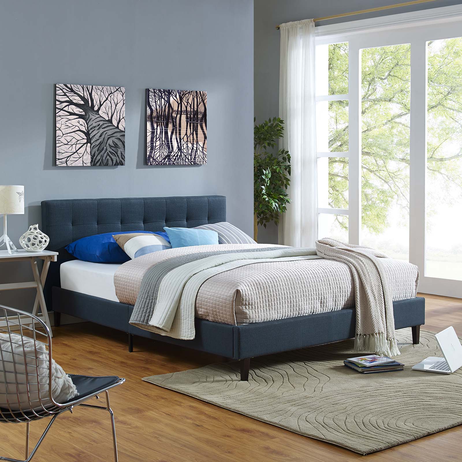 Linnea Fabric Bed
