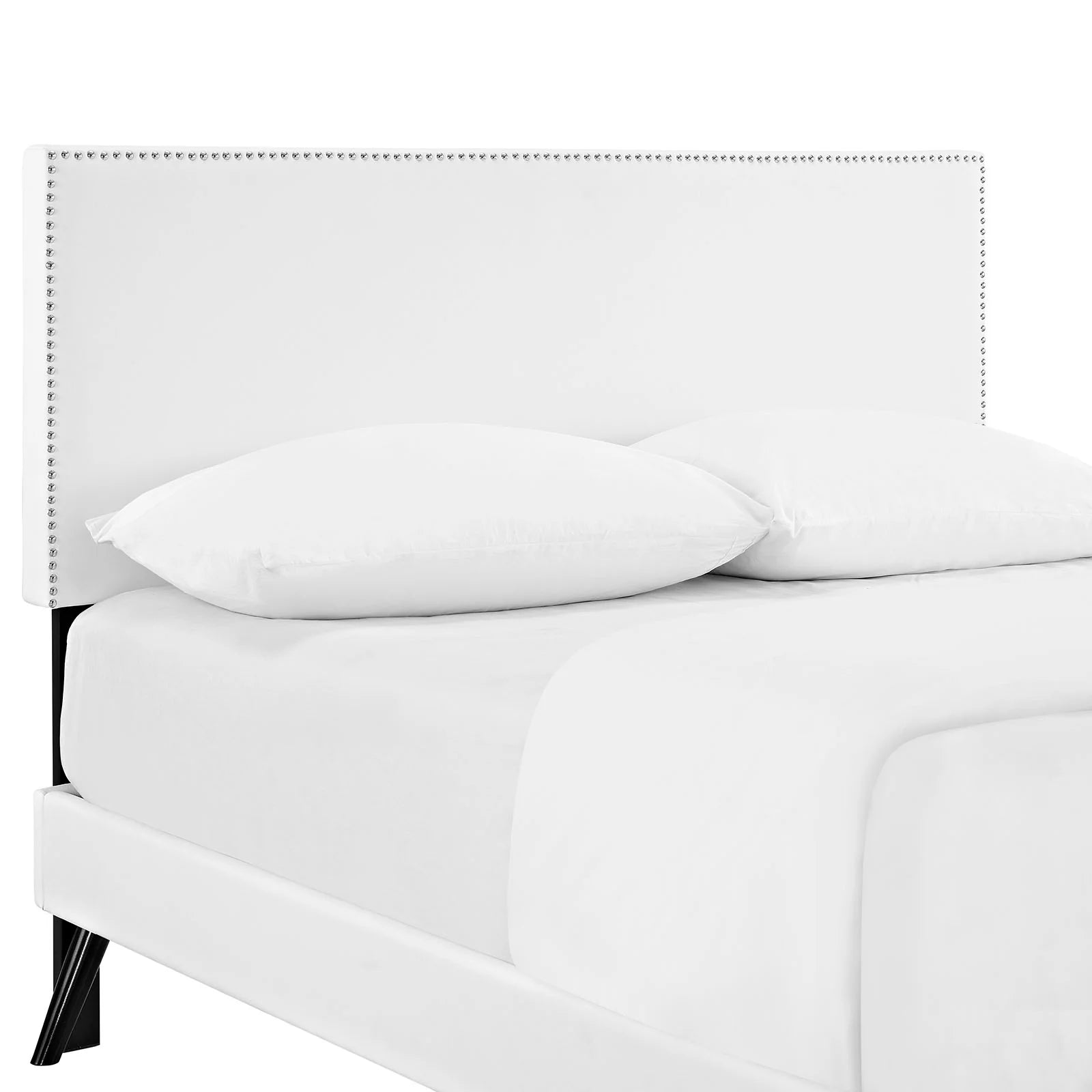 Phoebe Platform Bed with Round Splayed Legs