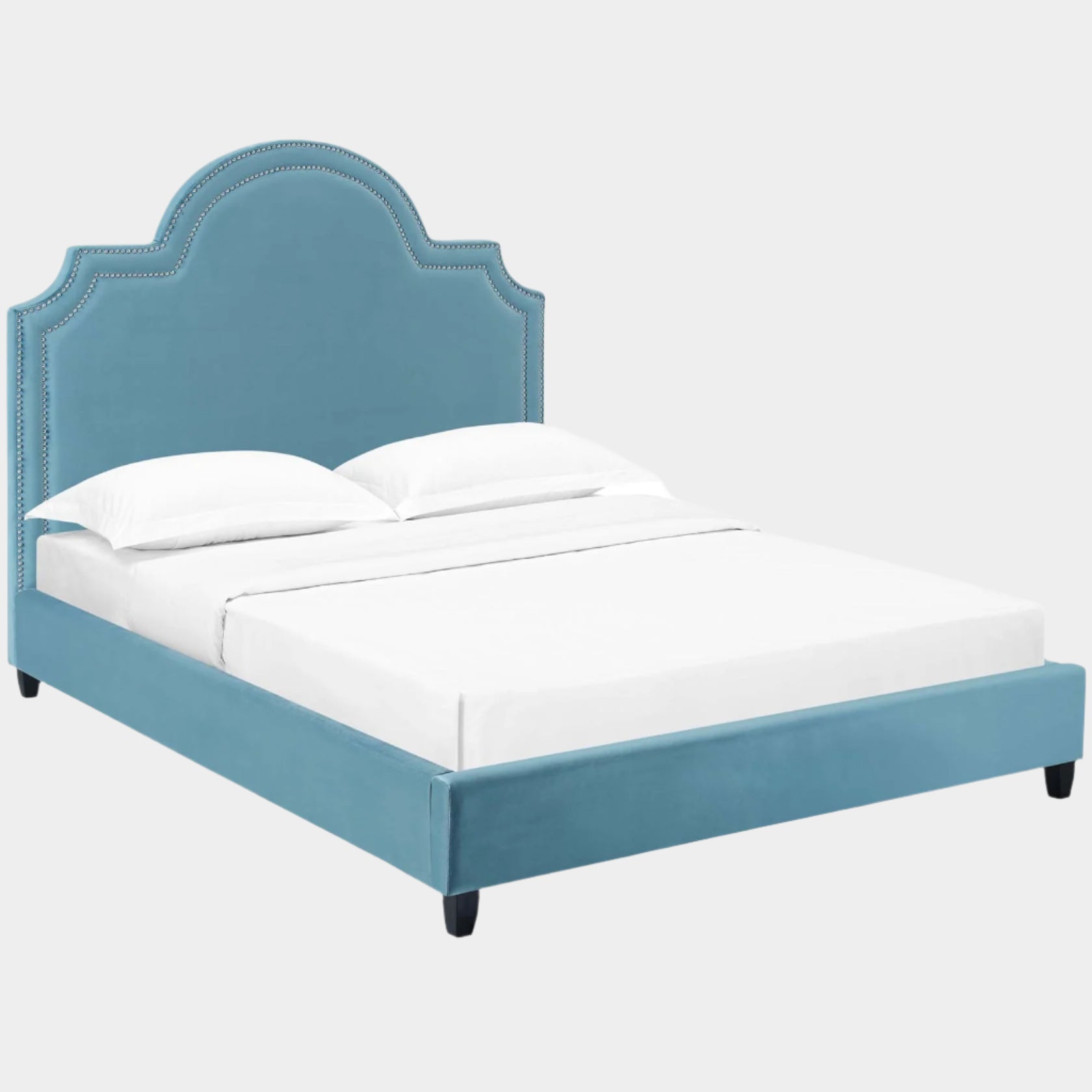 Primrose Performance Velvet Platform Bed