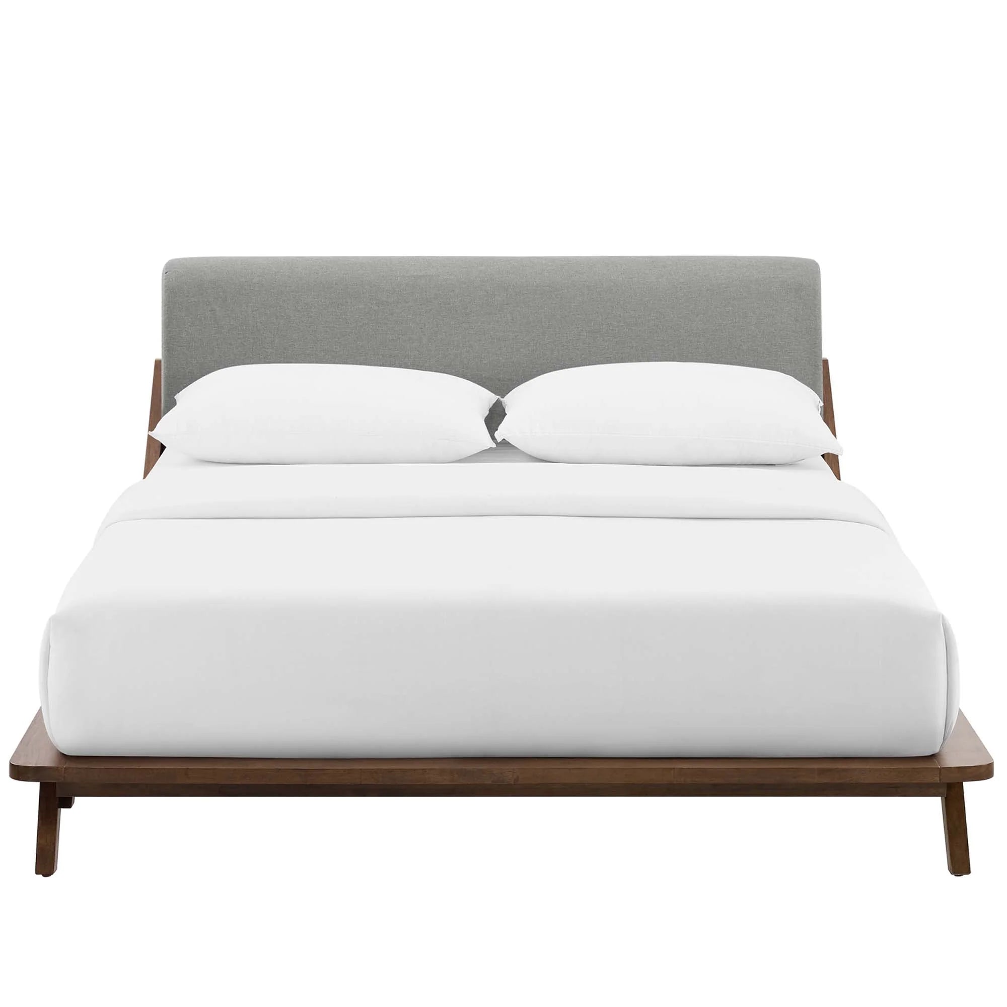 Luella Upholstered Fabric Queen Platform Bed