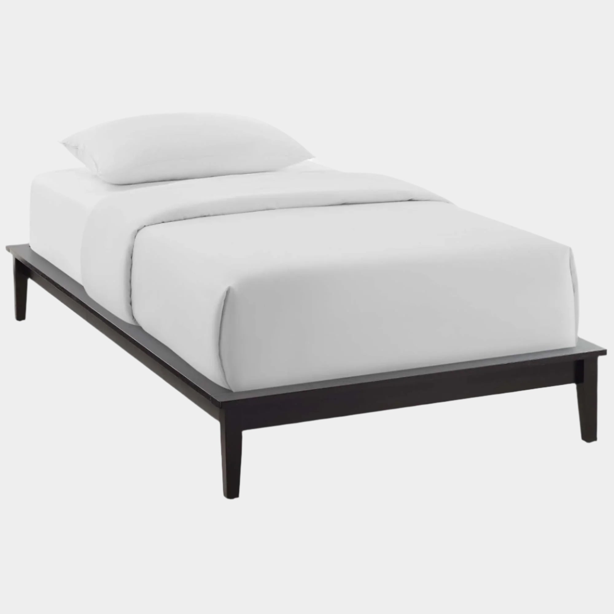 Lodge Wood Platform Bed Frame