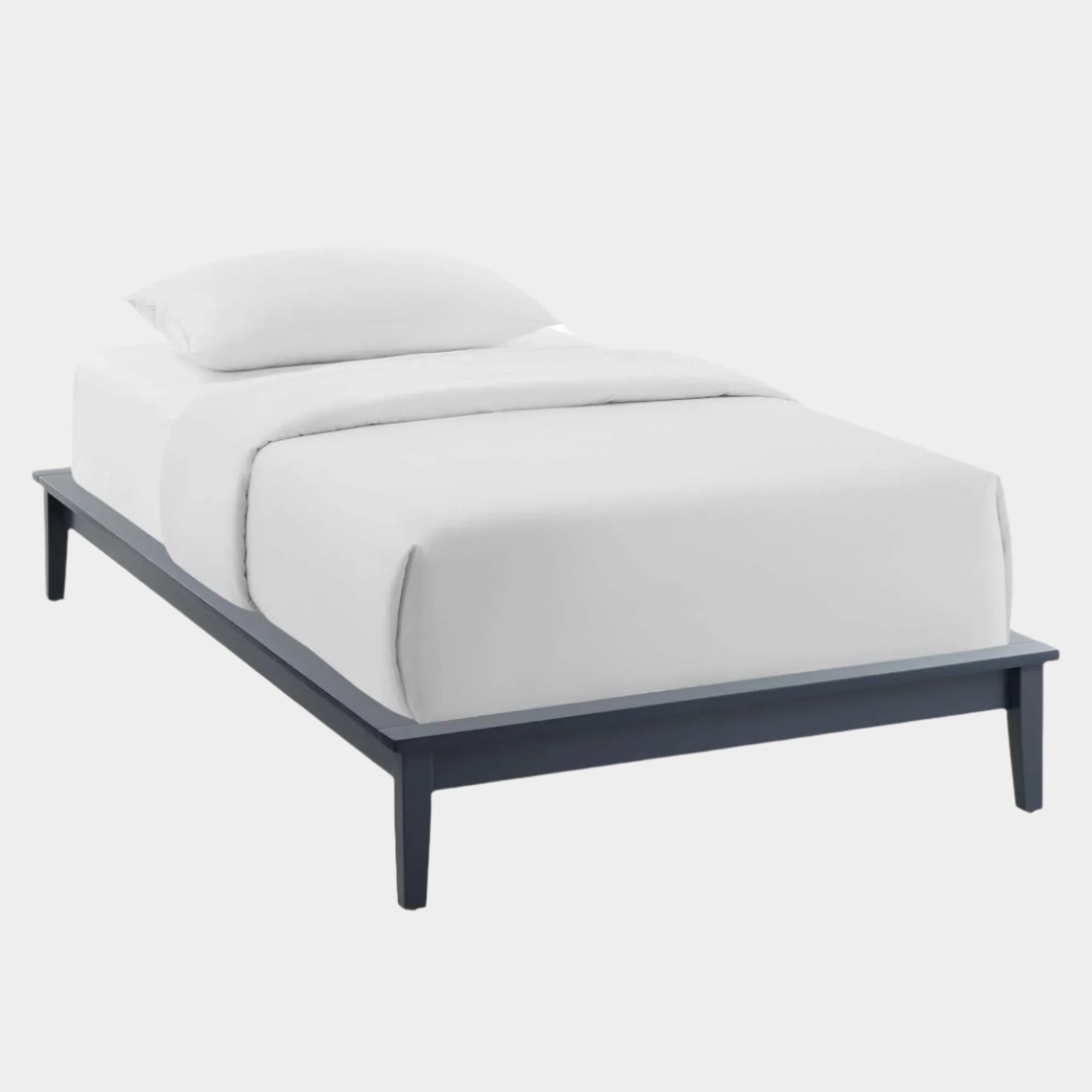 Lodge Wood Platform Bed Frame