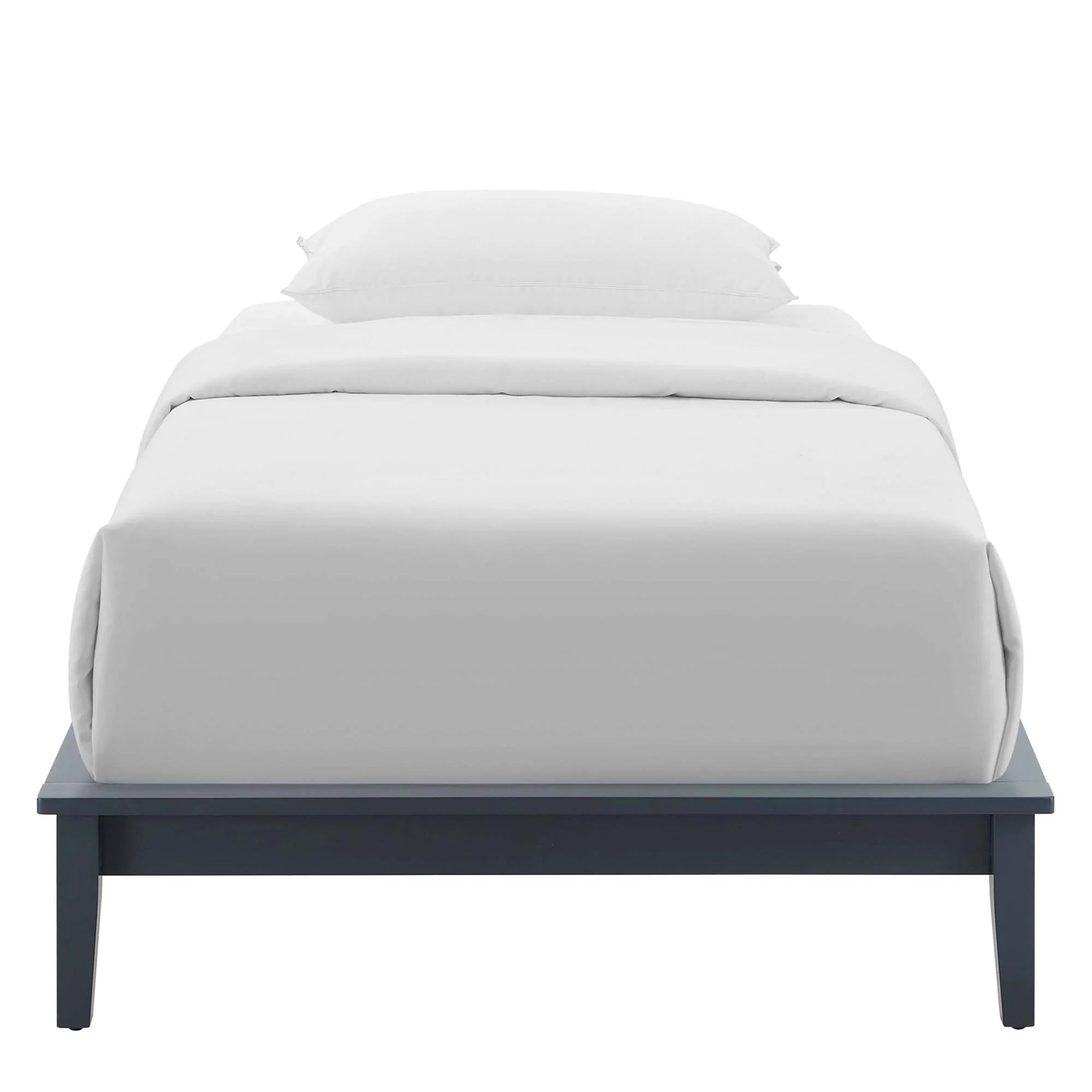 Lodge Wood Platform Bed Frame